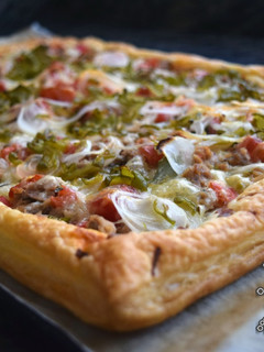 Una foto de Pizza de Hojaldre
