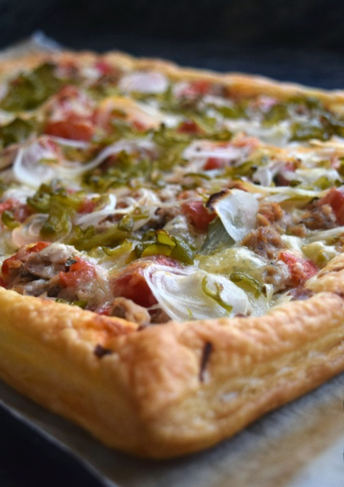 Una foto de Pizza de Hojaldre