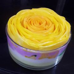 A picture of Mango custard delight.