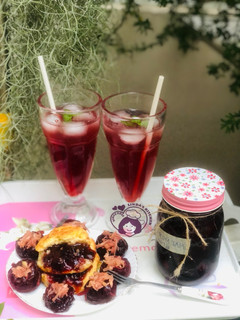 A picture of Plum Preserves, Jam, and Syrup for a Refreshing Summer! 3 in 1!.