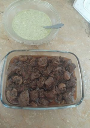 A picture of Masala Kaleji.