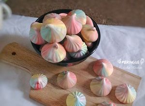 Foto resep Meringue Cookies (permen putih telur) alias Schumpjes
