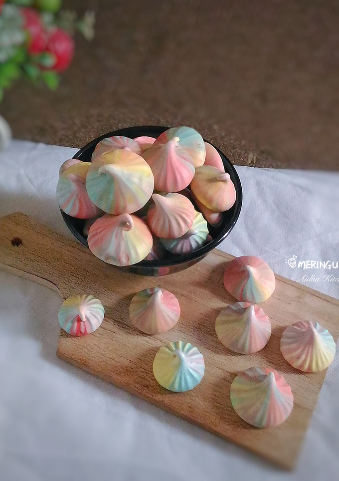 Foto resep Meringue Cookies (permen putih telur) alias Schumpjes