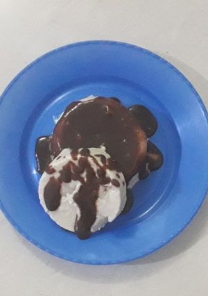 A picture of Custard Apple Frozen yoghurt.