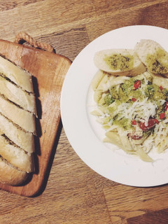 Foto resep Pasta Pesto Pollo