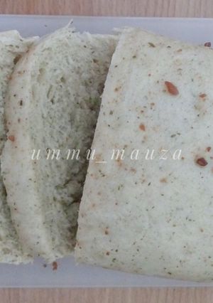 Foto resep Roti Tawar Bayam Kukus tanpa telur
