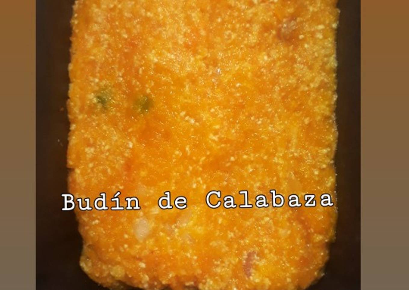 Budín de calabaza