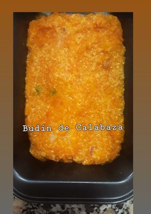 Una foto de Budín de calabaza