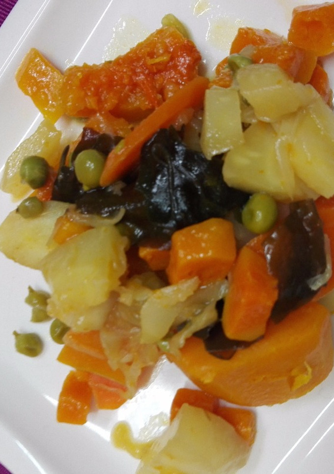 Una foto de Estofado de verduras dulces