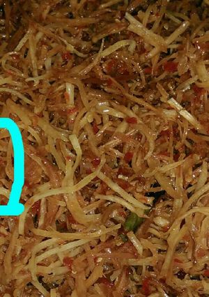 Foto resep Kremes singkong pedas manis