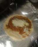 Tacos de carne molida con chile