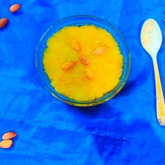 A picture of Suji halwa.