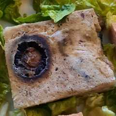 Una foto de Pudin de champiñones en microondas