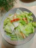 蝦乾炒高麗菜