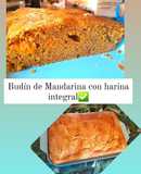 Budín de Mandarina y harina integral