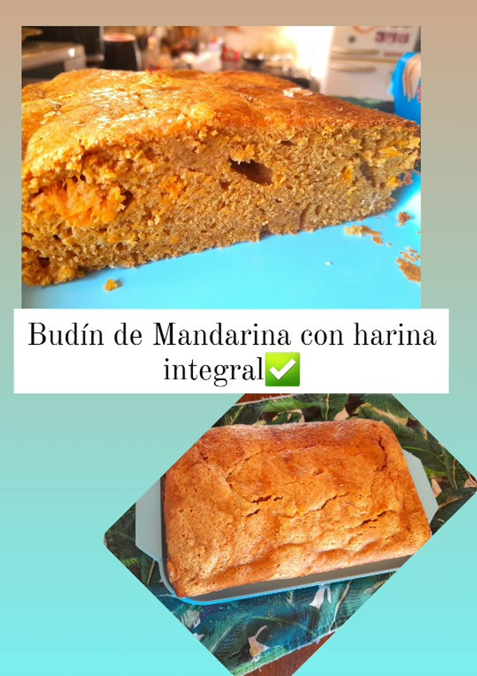 Una foto de Budín de Mandarina y harina integral