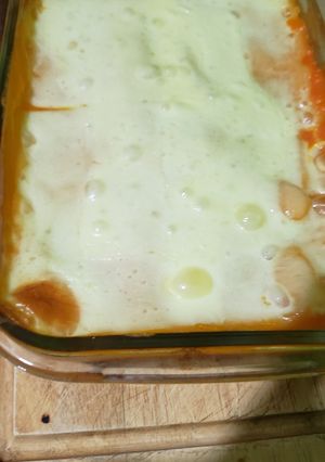 Una foto de Soufflé de zapallo y zanahoria