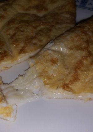 Una foto de Crêpe de tortilla y queso