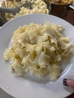 Káposztás tészta recept fotója