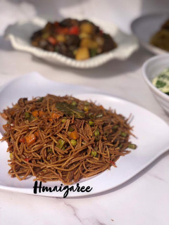 A picture of Brown Spaghetti.