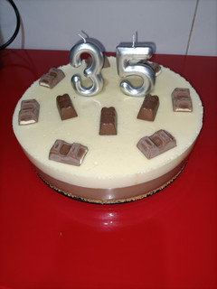Una foto de Tarta dos chocolates