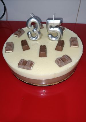 Una foto de Tarta dos chocolates
