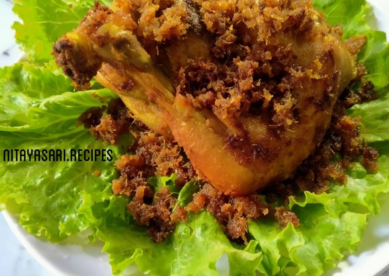Ayam Goreng Lengkuas ala RM Padang
