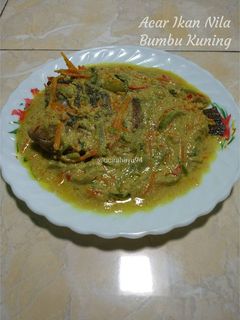 Foto resep Acar ikan nila bumbu kuning