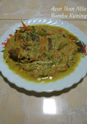 Foto resep Acar ikan nila bumbu kuning
