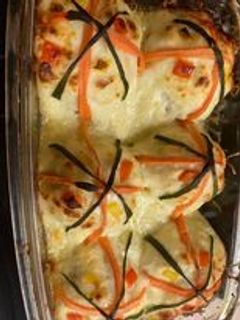 Karfiol rózsák sütve recept fotója