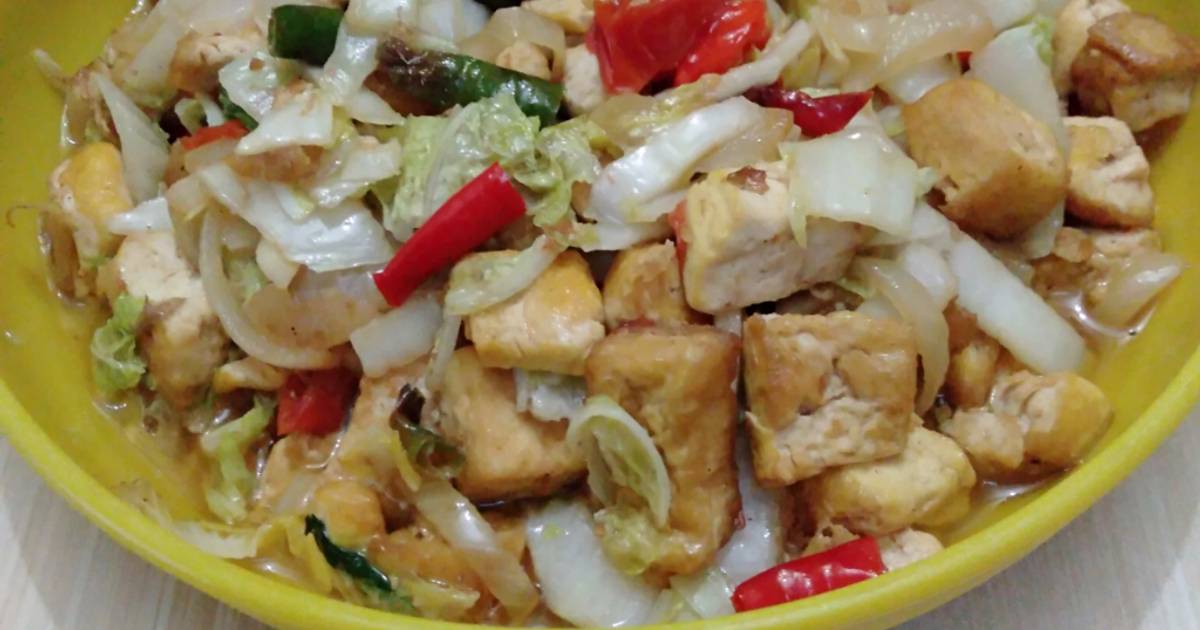 Resep 67 Tumis Tahu Sawi Pedas Oleh ️ Jengcandy ️ Cookpad