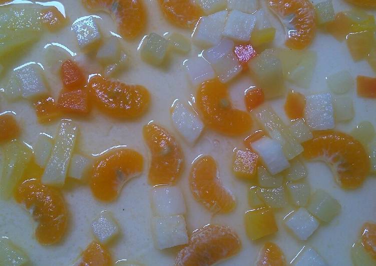 Puding coktail sederhana #tantanganakhirtahun #masakditahunbaru