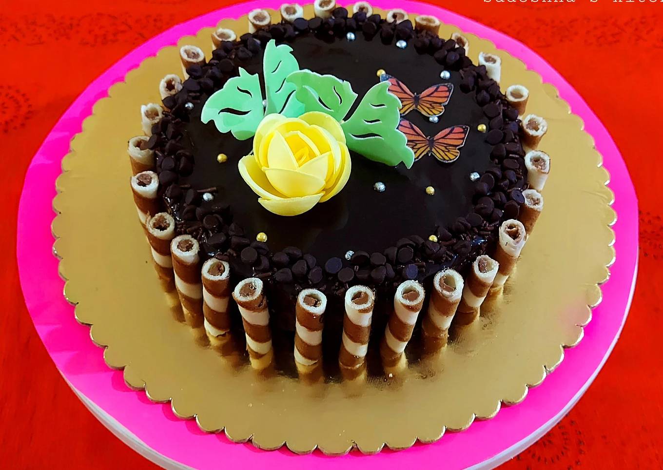 Choco-Joystick Walnut Cake