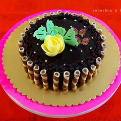 Choco-Joystick Walnut Cake A picture of Choco-Joystick Walnut Cake.