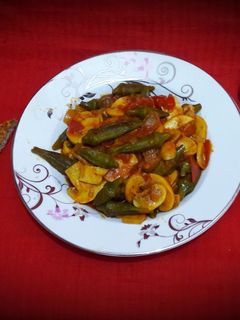 عکسی از دستور خوراک بامیه