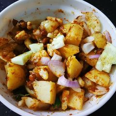 A picture of Aloo kabli recipe.