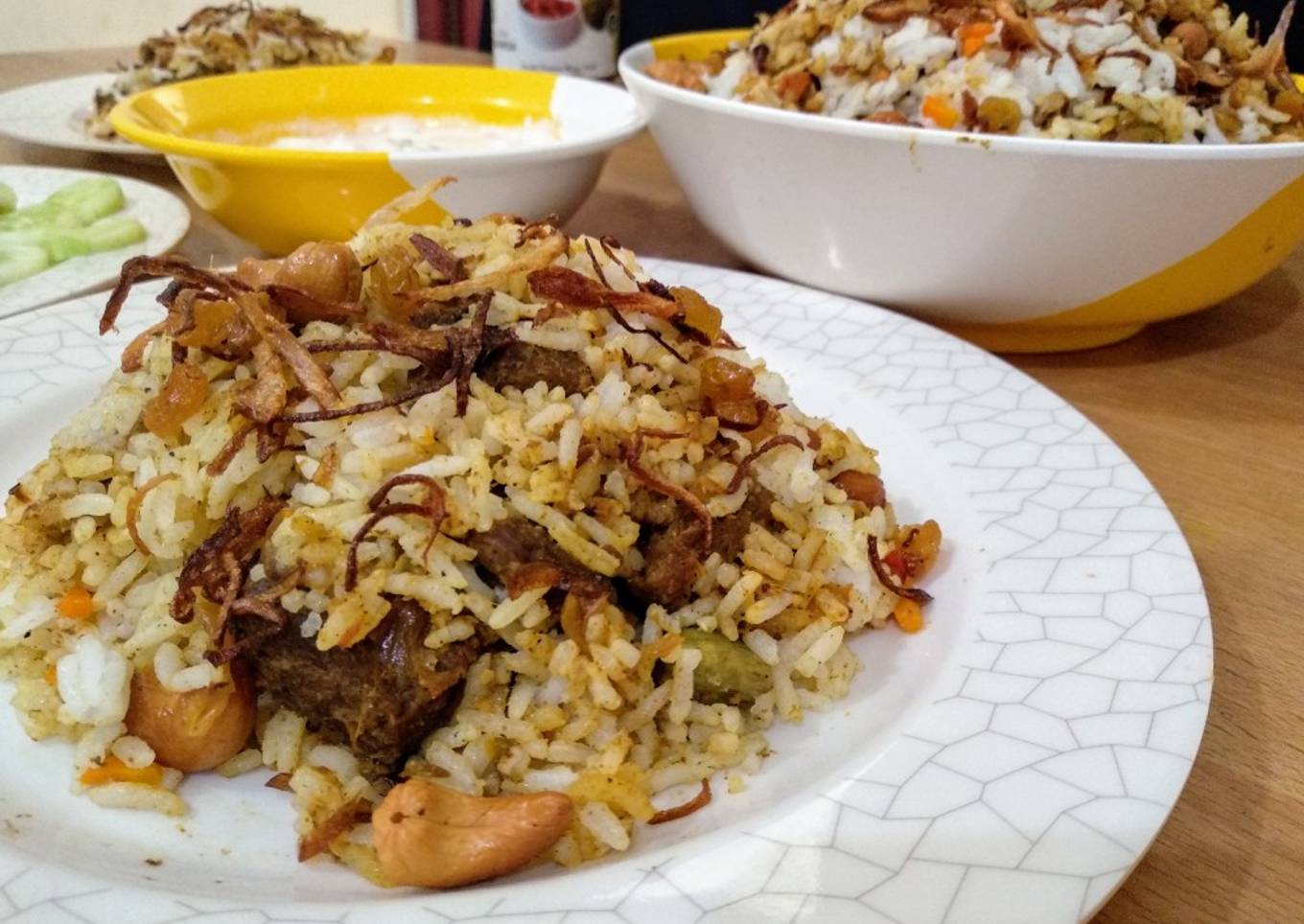 Beef biriyani