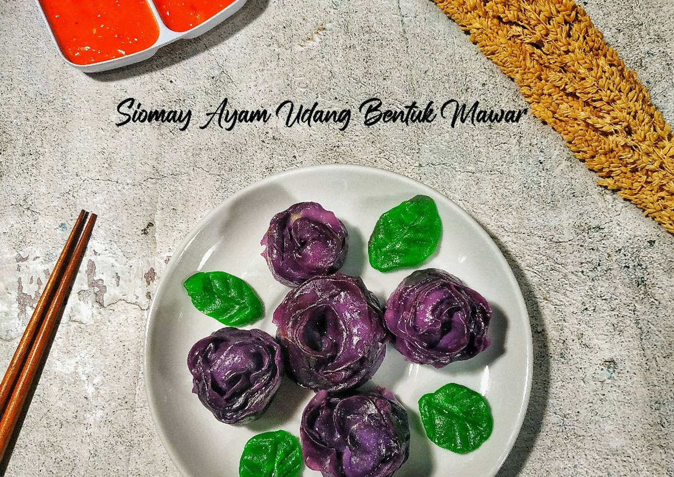 Siomay Ayam Udang Bentuk Mawar