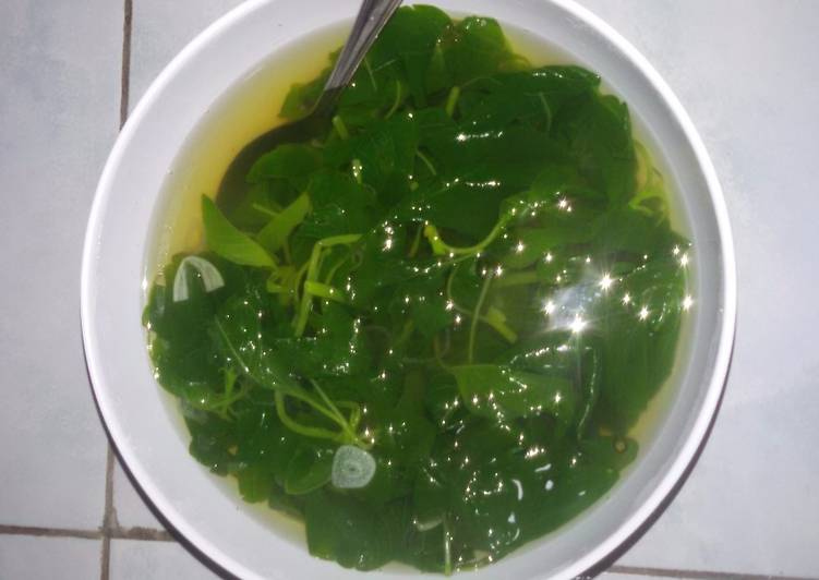 Bening bayam ala anak kost