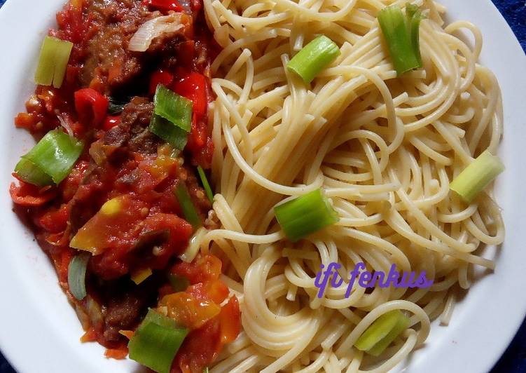 Recipe of Speedy Pasta and tomatoes sauce | So Delicious Food Recipe From My Kitchen
