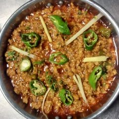 A picture of Tawa Bhunna Qeema.