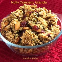 A picture of Nutty Cranberry Granola.