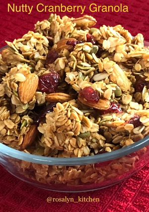 A picture of Nutty Cranberry Granola.