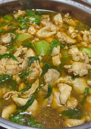 รูปของ แกงอ่อมไก่ใส่บวบ