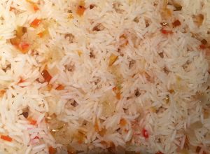 Una foto de Como hacer arroz saltado