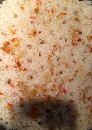 Una foto de Como hacer arroz saltado