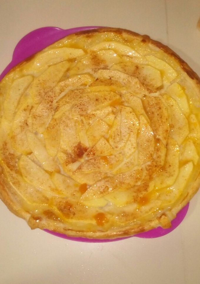 Una foto de Tarta de manzana fácil