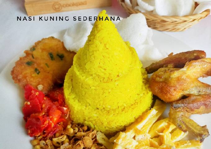 Nasi Kuning Sederhana