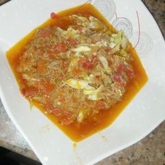 A picture of Meat & cabbage sauce.