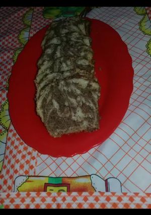 Una foto de Budín marmolado